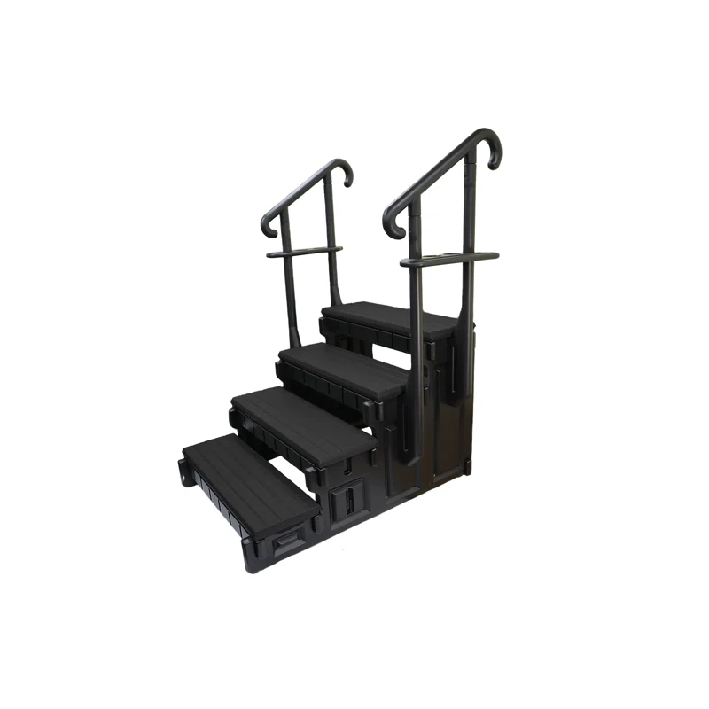 Swim Spa Steps 36" 4 Tier (Black)