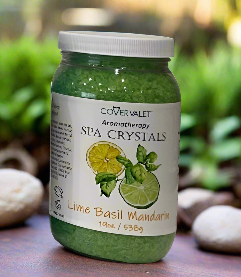 CoverValet Spa Crystals LIME BASIL MANDARIN