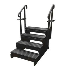 Swim Spa Steps 36" 4 Tier (Black)